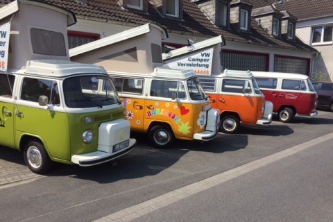 Deine Zeitreise - VW Busse, Hochzeitsauto · Kutsche Bochum, Logo