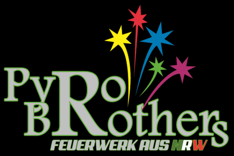 Pyro-Brothers, Feuerwerk · Lasershow Rheinberg, Logo