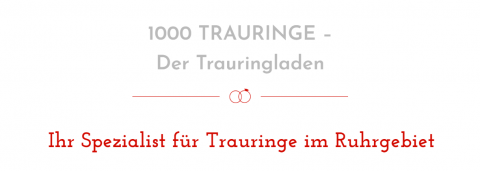 1000 TRAURINGE - Der Trauringladen, Trauringe · Eheringe Essen, Logo