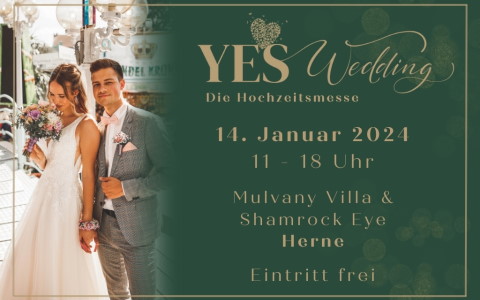 YES Wedding - Die Hochzeitsmesse am 14. Januar 2024 Bild 1